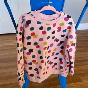 Hanna Andersson polka dot sweatshirt